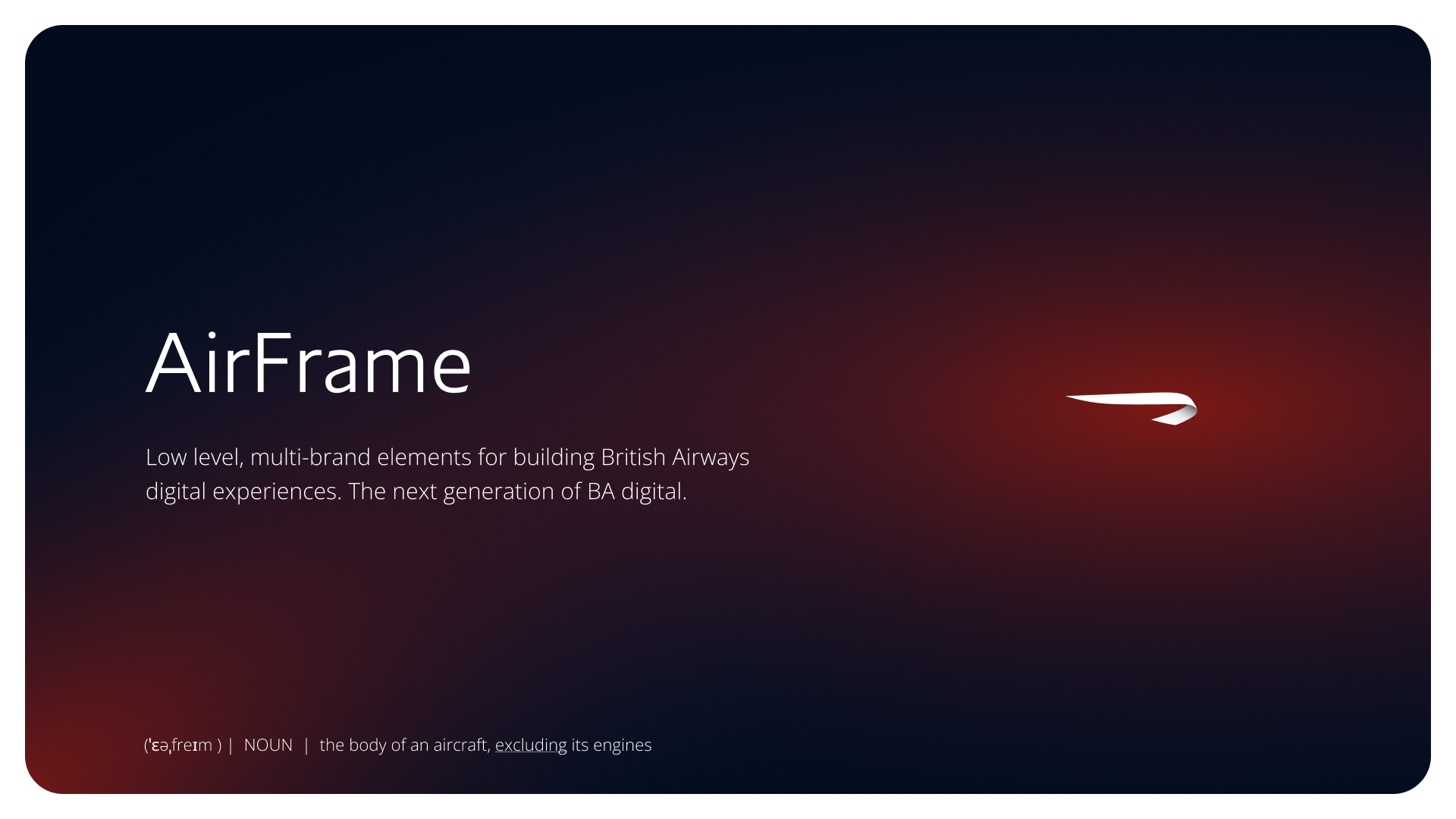 Airframe cover photo