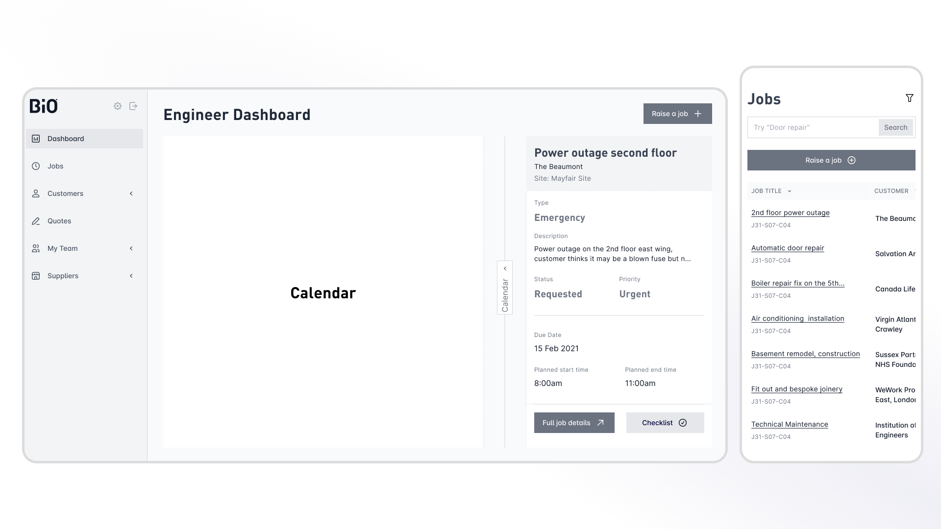 Low fidelity wireframes